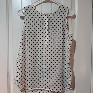 Violet & Claire Cream Boxy Buttoned Blouse